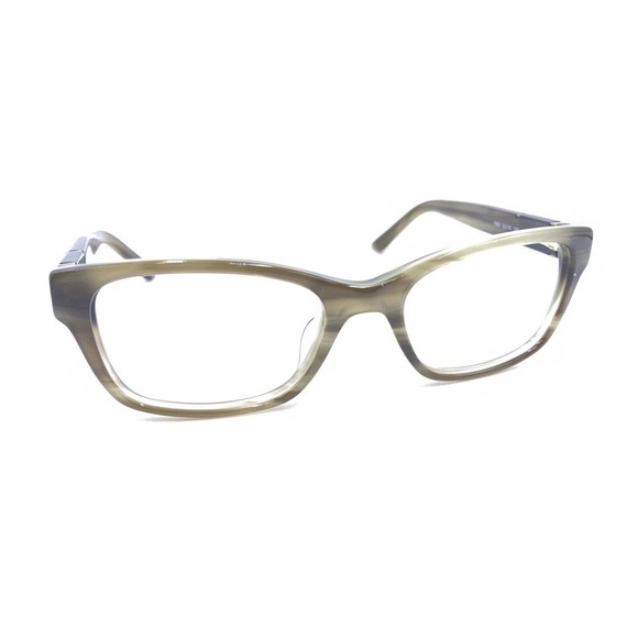 Fendi Accessories Fendi F958 38 Striped Olive Green Eyeglasses